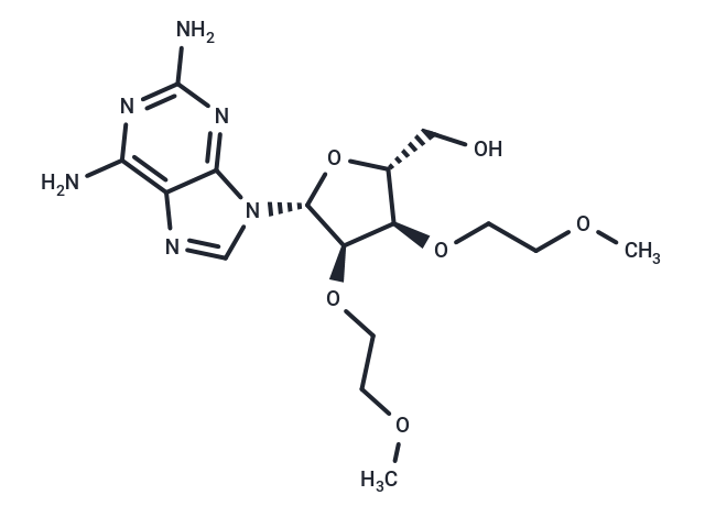 2-Amino-2’,3’-bis-O-(2-methoxyethyl)   adenosine