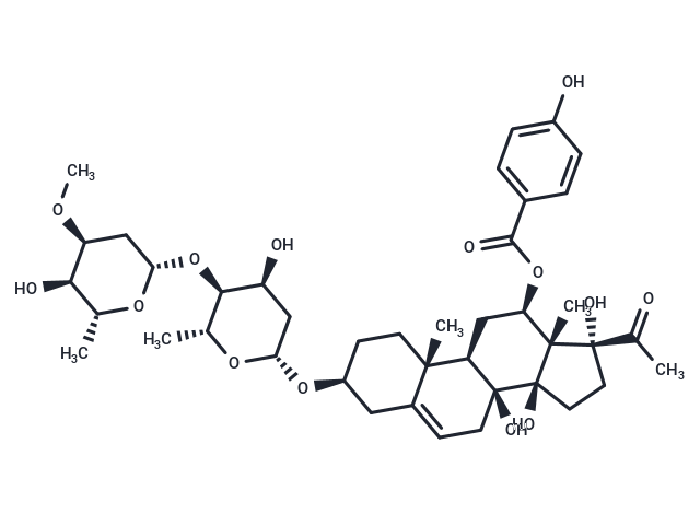 Qingyangshengenin 3-O-β-D-cymaropyranosyl-(1→4)-β-D-digitoxopyranoside