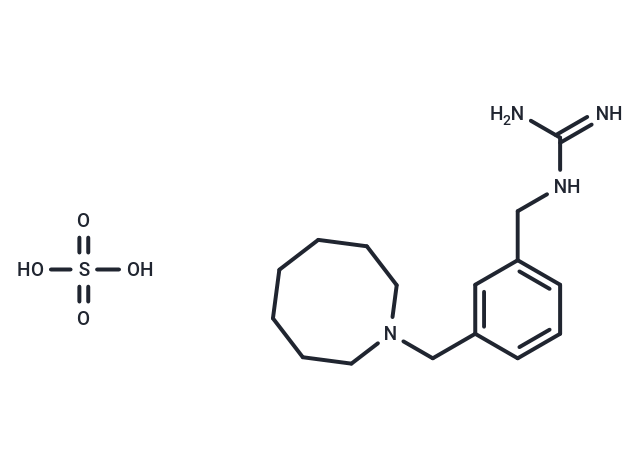 m-Heptamethyleniminomethylbenzylguanidine sulfate