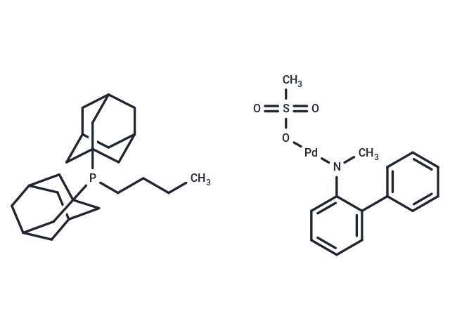 Mesylate[(di(1-adamantyl)-n-butylphosphine)-2-(2'-amino-1,1'-biphenyl)]palladium(II)