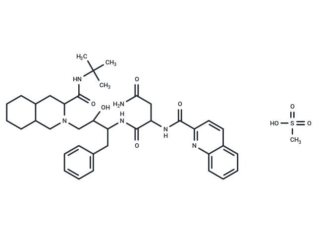 Saquinavir mesylate