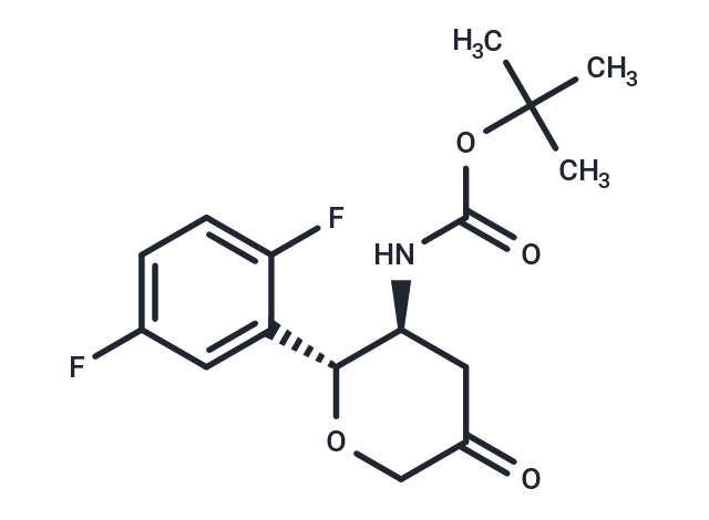 tert-Butyl ((2R,3S)-2-(2,5-difluorophenyl)-5-oxotetrahydro-2H-pyran-3-yl)carbamate