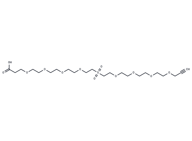 Propargyl-PEG4-Sulfone-PEG4-acid