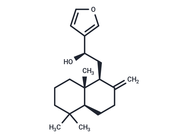 15,16-Epoxy-12R-hydroxylabda-8(17),13(16),14-triene