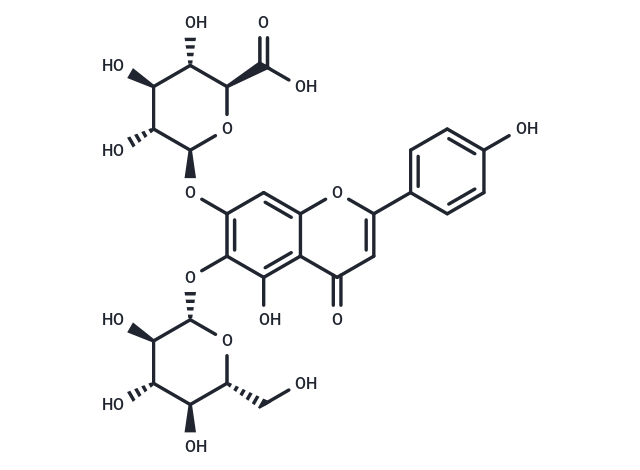 6-hydroxyapigenin-6-O-β-D-glucoside-7-O-β-D-glucuronide