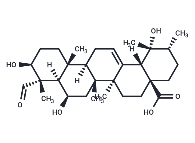 3,6,19-Trihydroxy-23-oxo-12-ursen-28-oic acid