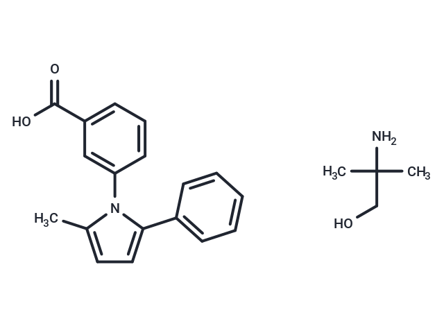 Benzoic acid, m-(2-methyl-5-phenylpyrrol-1-yl)-, compd. with 2-amino-2-methyl-1-propanol (1:1)