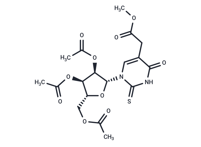 2’,3’,5’-Tri-O-acetyl-5-methoxycarbonylmethyl-2-thiouridine