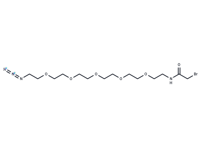 Bromoacetamido-PEG5-azide