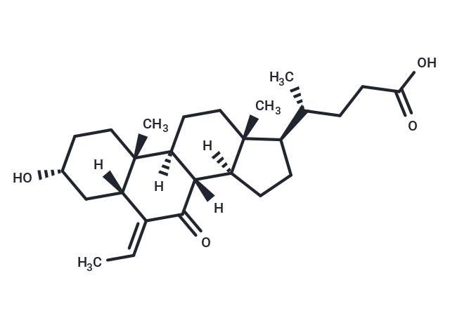 (R)-4-((3R,5R,8S,9S,10R,13R,14S,17R,E)-6-Ethylidene-3-hydroxy-10,13-dimethyl-7-oxohexadecahydro-1H-cyclopenta[a]phenanthren-17-yl)pentanoic acid