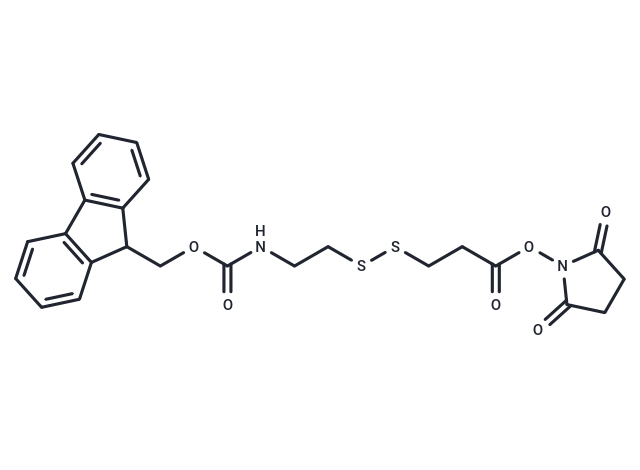 Fmoc-NH-ethyl-SS-propionic NHS ester