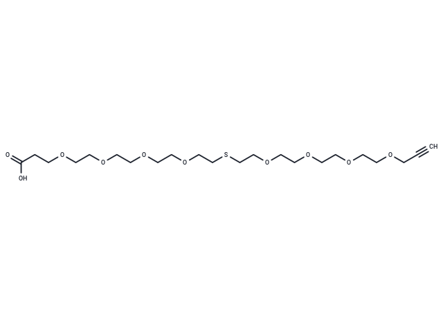 Propargyl-PEG4-S-PEG4-acid