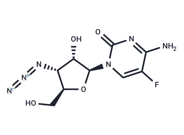 3’-Azido-3’-deoxy-5-fluoro-beta-L-cytidine