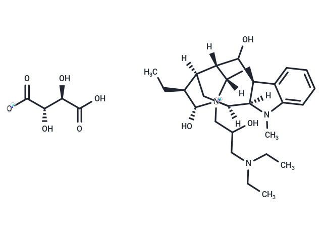 Detajmium bitartrate