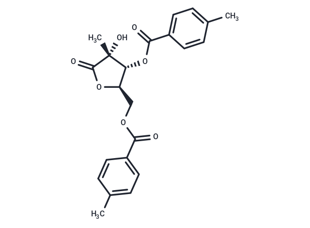 3,5-Bis-O-(4-methylbenzoyl)-2-C-methyl-D-ribonic acid gama-lactone