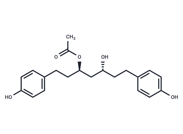 5-Hydroxy-1,7-bis(4-hydroxyphenyl)heptan-3-yl acetate