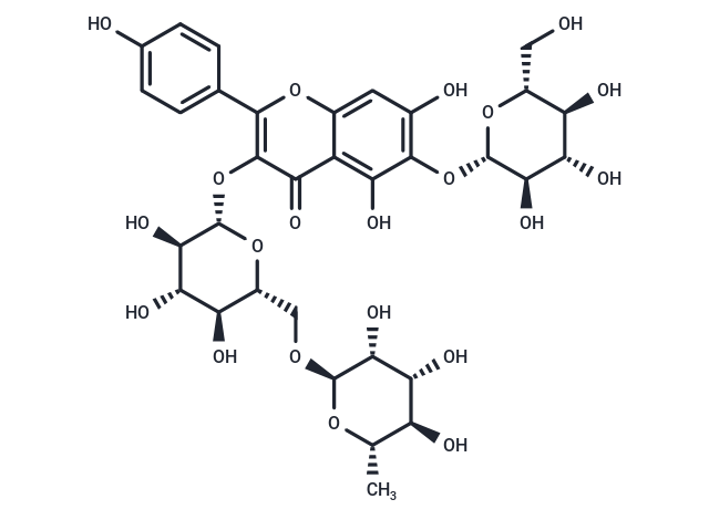 6-Hydroxykaempferol 3-Rutinoside -6-glucoside