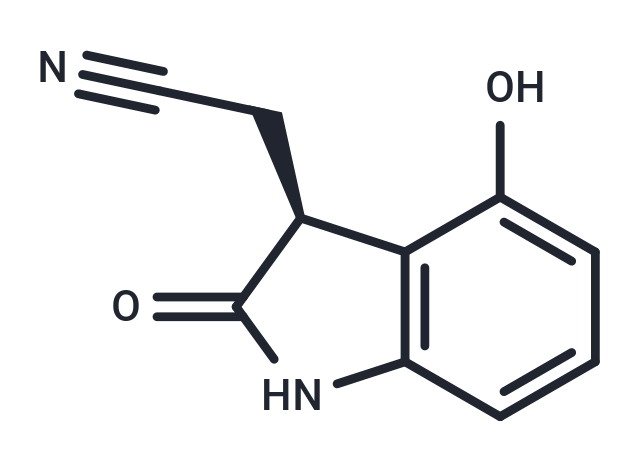 2-(4-Hydroxy-2-oxoindolin-3-yl)acetonitrile