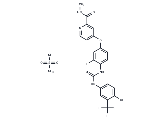 Regorafenib mesylate