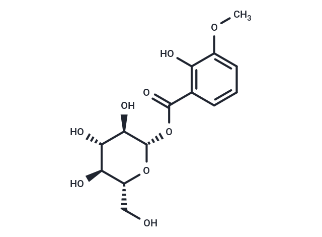 2-Hydroxy-3-methoxybenzoic acid glucose ester