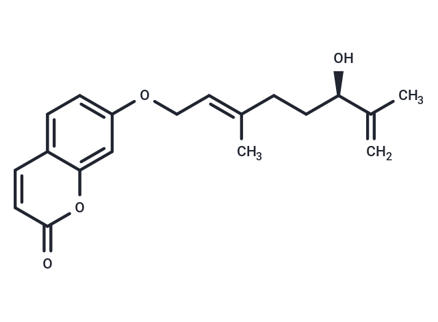 7-(6'R-hydroxy-3',7'-dimethylocta-2',7'-dienyloxy)coumarin