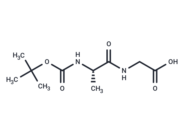 (S)-2-(2-((tert-Butoxycarbonyl)amino)propanamido)acetic acid