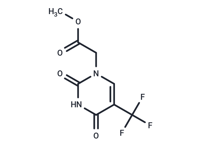 5-Trifluoromethyluracil-1-yl  acetic acid methyl ester