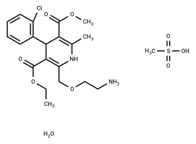 Amlodipine mesylate monohydrate