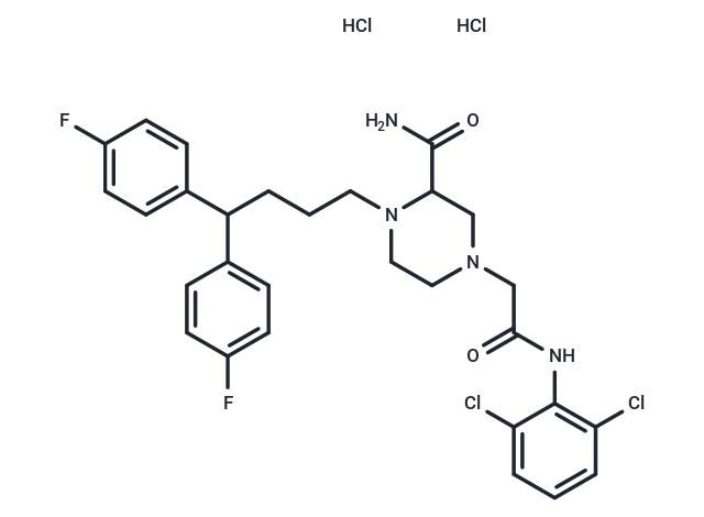 Mioflazine hydrochloride anhydrous