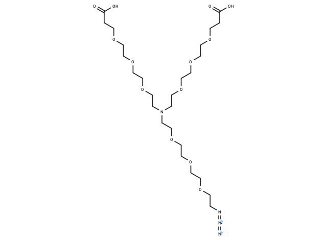 N-(Azido-PEG3)-N-bis(PEG3-acid)