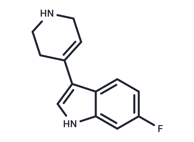 6-fluoro-3-(4-1,2,5,6-tetrahydropyridyl)indole