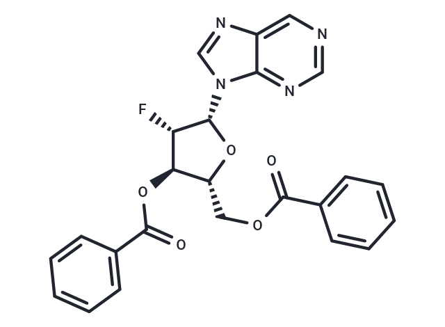 Purine-9-beta-D-(3’,5’-di-O-benzoyl-2’-deoxy-2’-fluoro)arabinoriboside