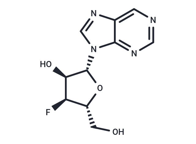 9-(3-Deoxy-3-fluoro-beta-D-ribofuranosyl)purine