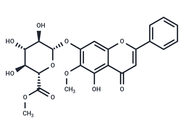 Oroxylin A 7-O-β-D-glucuronide methyl ester