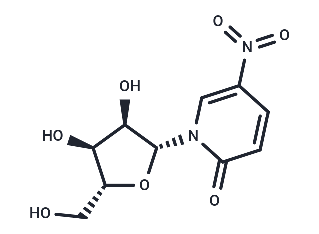 1-(b-D-Ribofuranosyl)-5-nitropyridine-2(1H)-one