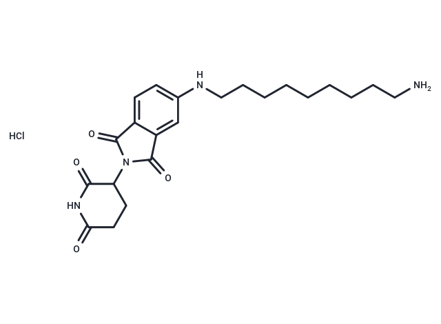 Pomalidomide-5-C9-NH2 hydrochloride