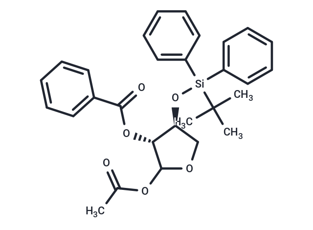 1-O-Acetyl-2-O-benzoyl-3-O-tert-butyldiphenylsilyl-L-threofuranose