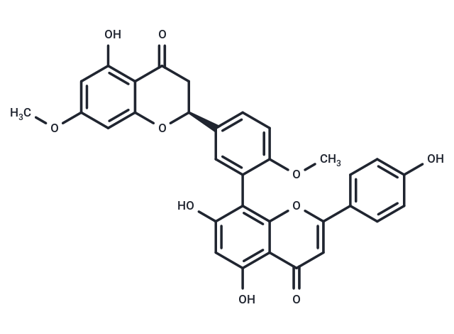 2,3-Dihydroamentoflavone 7,4'-dimethyl ether