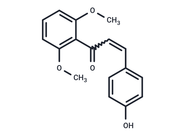 2-Propen-1-one, 1-(2,6-dimethoxyphenyl)-3-(4-hydroxyphenyl)-