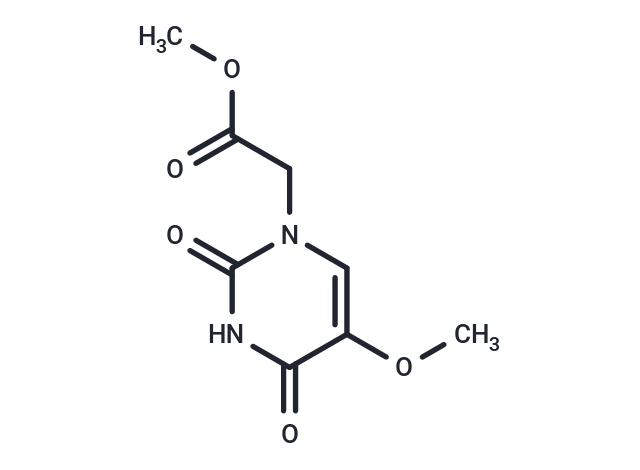 5-Methoxyuracil-1-yl  acetic acid methyl ester