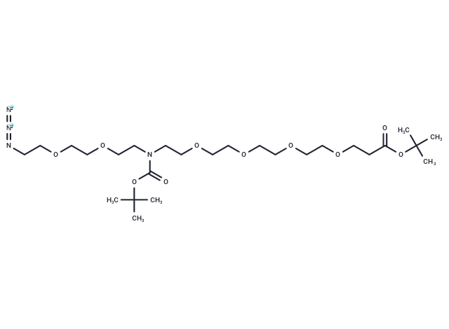 N-(Azido-PEG2)-N-Boc-PEG4-Boc