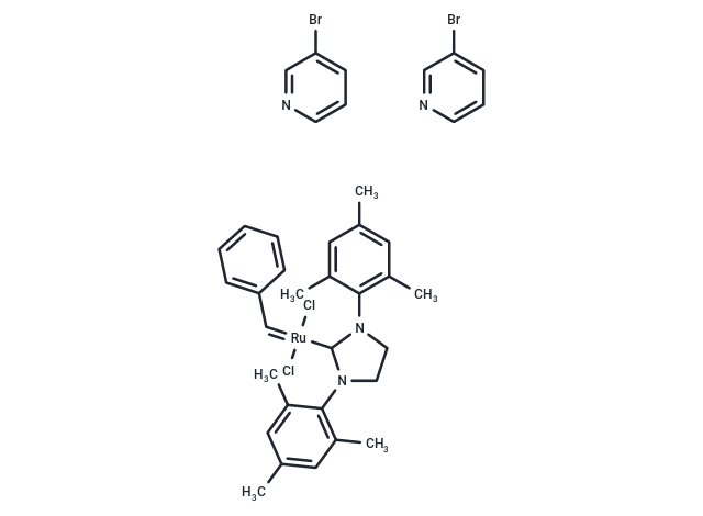 Dichloro[1,3-bis(2,4,6-trimethylphenyl)-2-imidazolidinylidene](benzylidene)bis(3-bromopyridine)ruthenium(II)