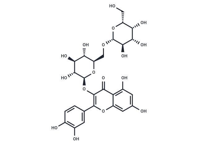 Quercetin-3-O-b-D-galactopyranosyl-(1→6)-b-D-glucopyranoside