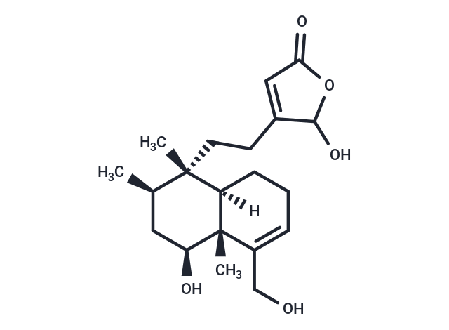 6alpha,16,18-Trihydroxycleroda-3,13-dien-15,16-olide