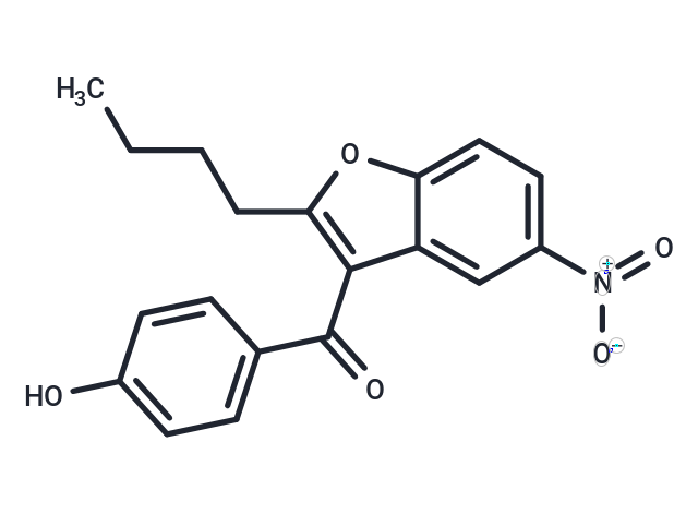 (2-Butyl-5-nitrobenzofuran-3-yl)(4-hydroxyphenyl)methanone