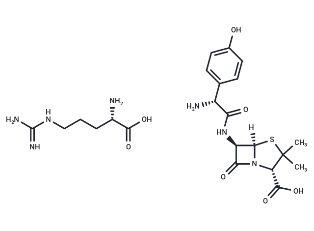 Amoxycillin arginine salt