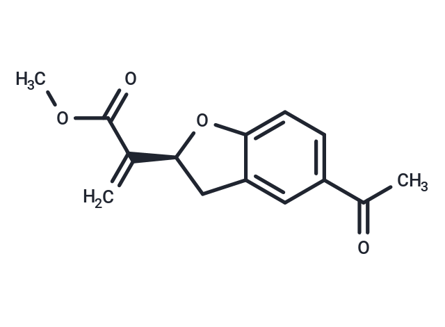 Methyl 2-(5-acetyl-2,3-dihydrobenzofuran-2-yl)propenoate