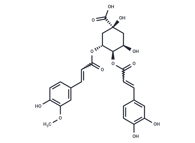 3-Feruloyl-4-caffeoylquinic acid