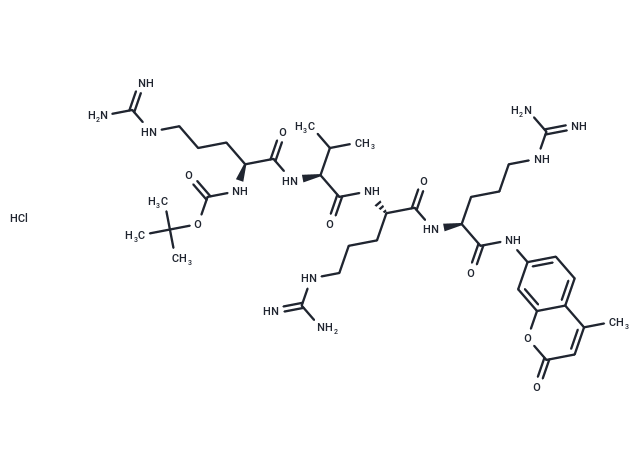 Boc-Arg-Val-Arg-Arg-AMC hydrochloride