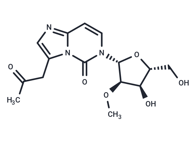 6-(2-O-Methyl-beta-D-ribofuranosyl)-3-(2-oxo-propyl)-6H-imidazo[1,2-c]pyrimidin-5-one